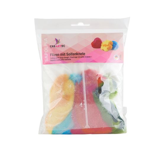 Creatieve set"Vilten met plasticinezeep"