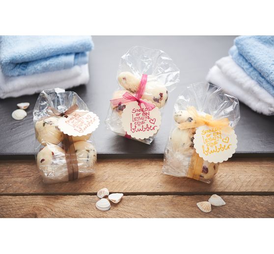 Bath balls, bubbling