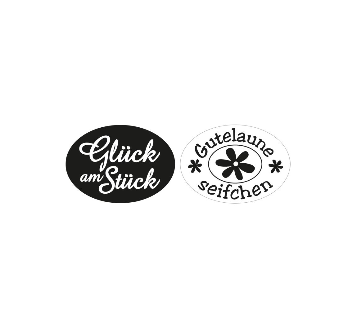 Reliëf inleg "Glück, Gutelaune"