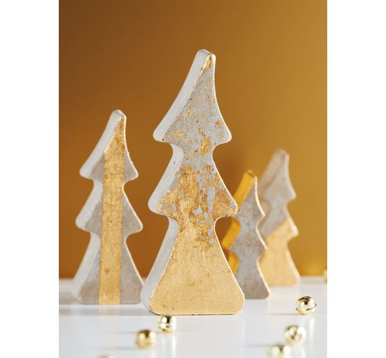 Gietvorm "4 dennenbomen", ca. 8-16 cm
