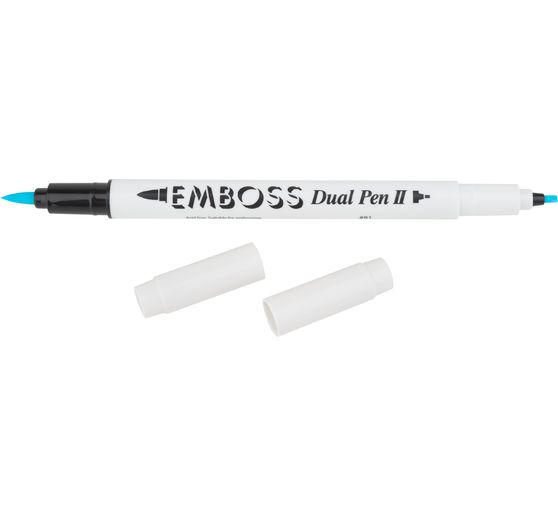  Tsukineko Clear Embossing Pen Dual Brush Tip