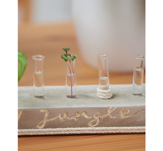 VBS Glass tubes for decoration, 5 pieces