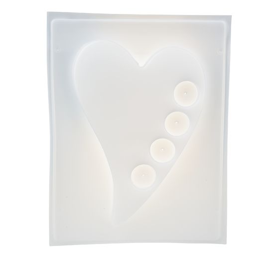 Mould "Heart for tea lights