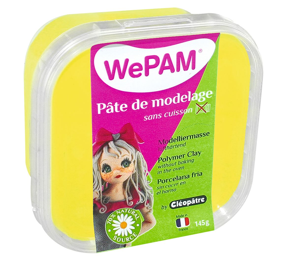 WePAM, luchtverharding Modelleerklei - Geel