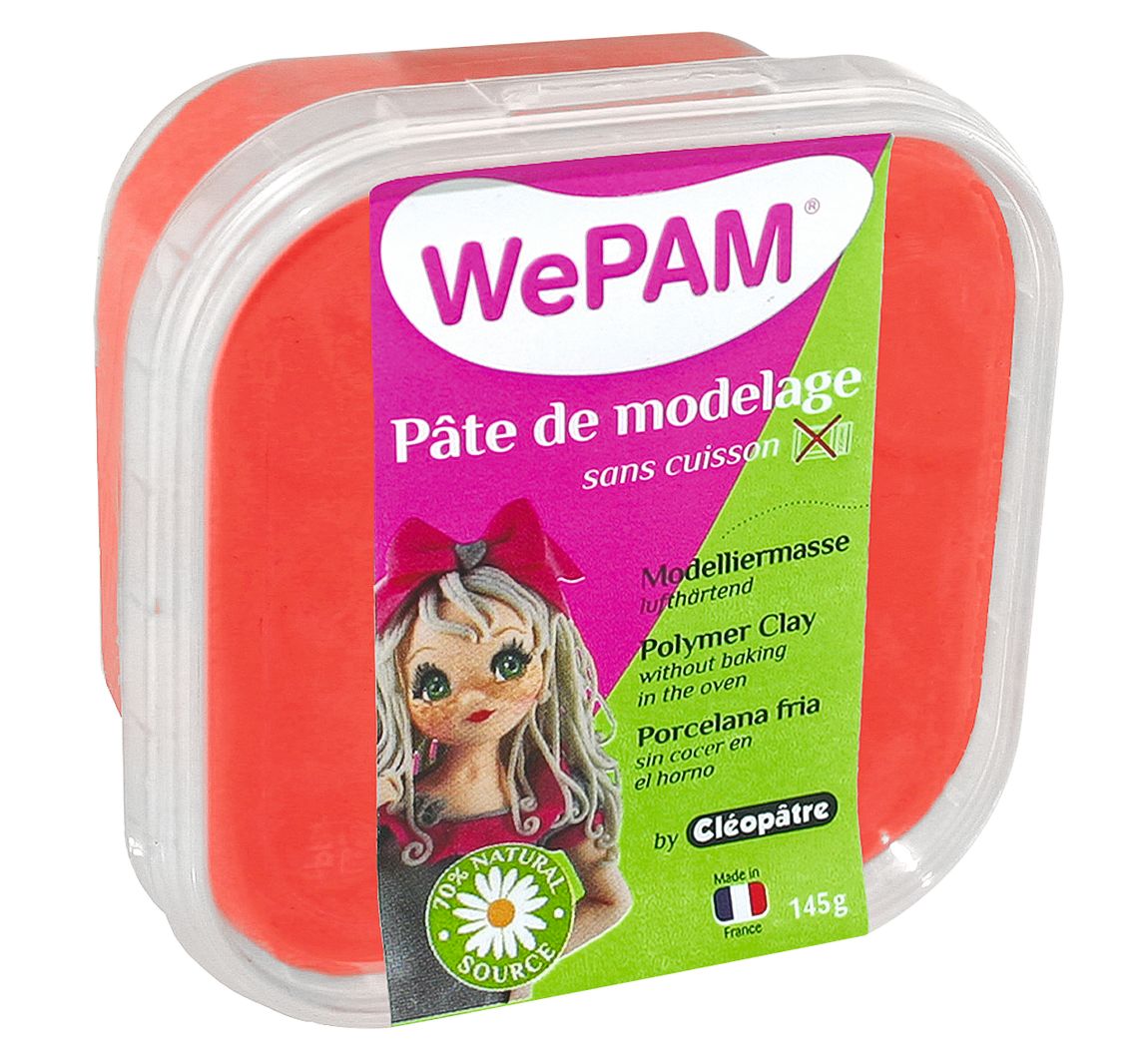 WePAM, luchtverharding Modelleerklei - Rood