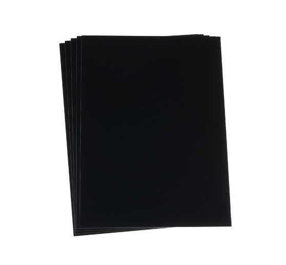 Encaustic painting cards black, DIN A4