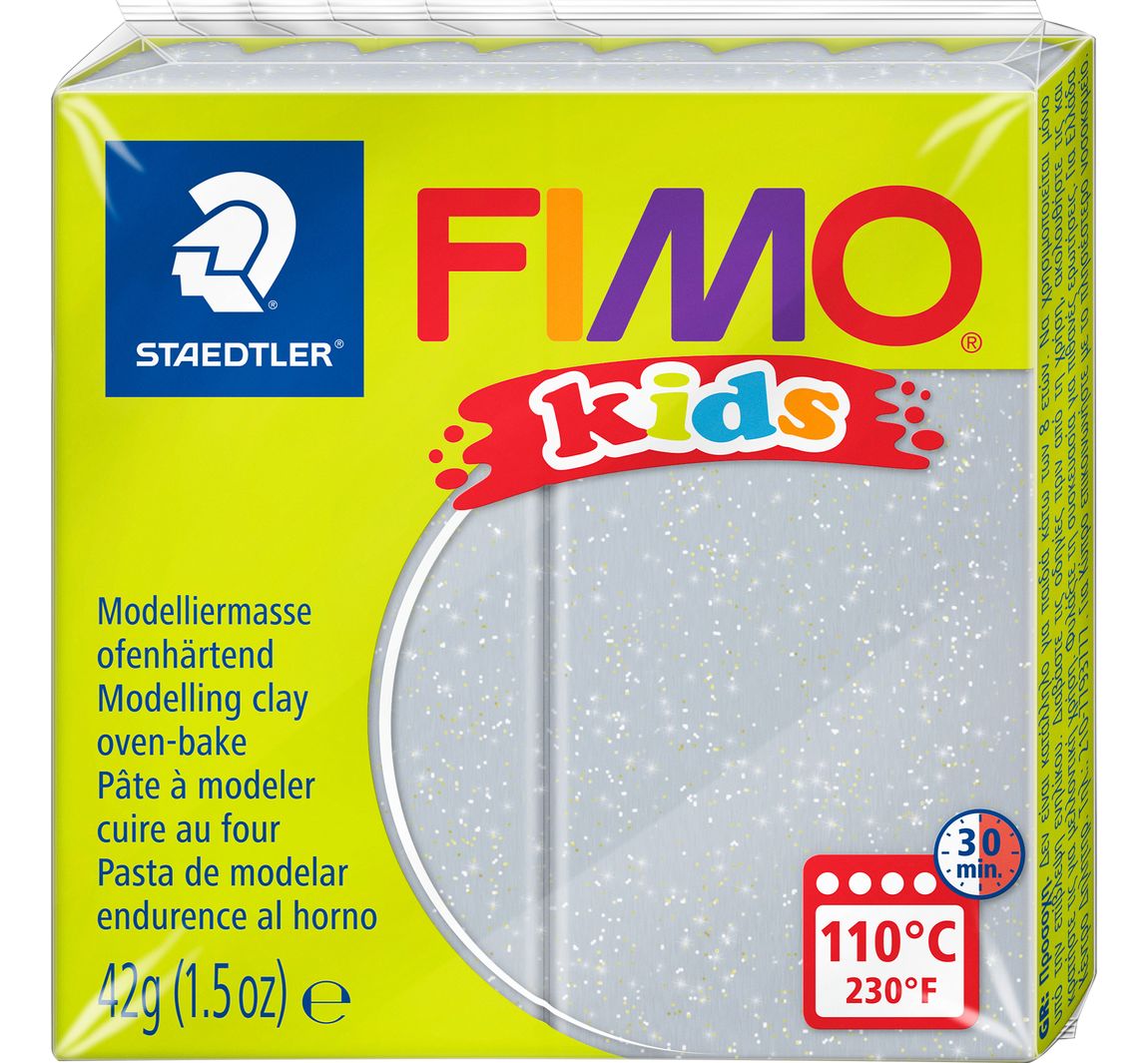FIMO kids  - Glitter-Zilver