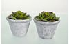 Concrete effect set, 8 pcs.