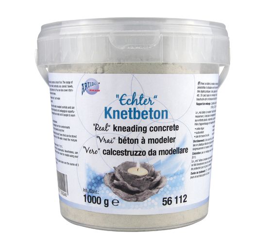 Real kneaded concrete