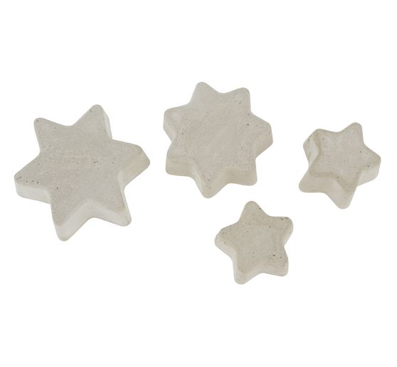 Gietvorm "Sterren", 4 motieven