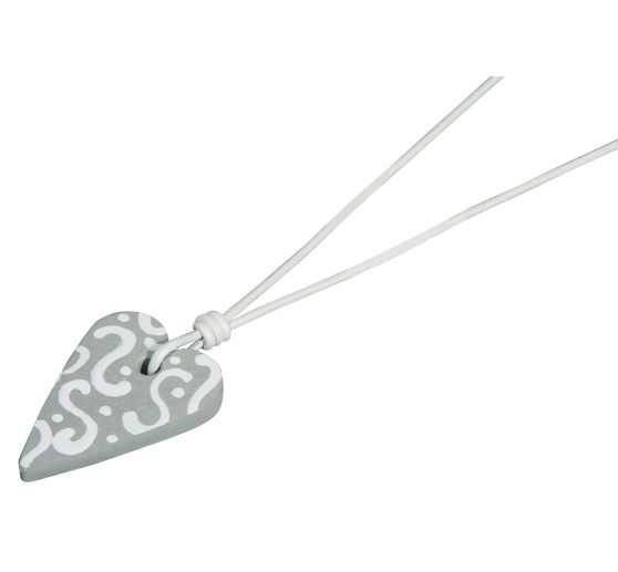 Gietvorm "Decoratieve hanger Hart", ca. 2,7 x 3,9 cm