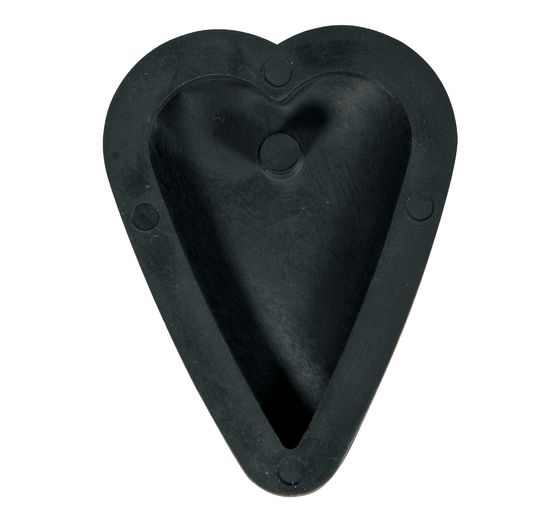 Gietvorm "Decoratieve hanger Hart", ca. 2,7 x 3,9 cm