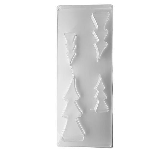 Gietvorm "4 dennenbomen", ca. 8-16 cm
