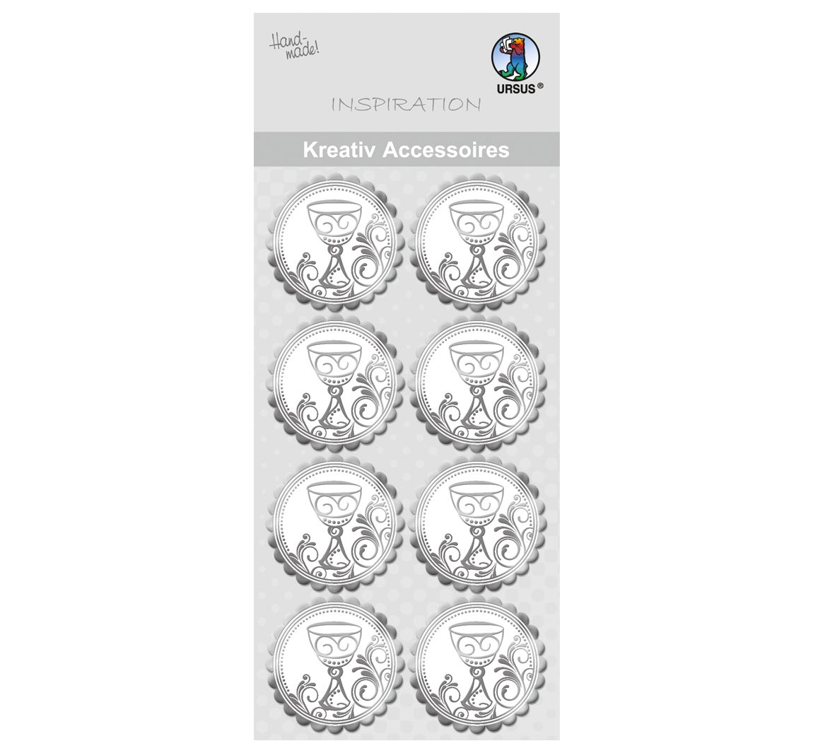 Creatieve accessoires "Bokaal zilver"