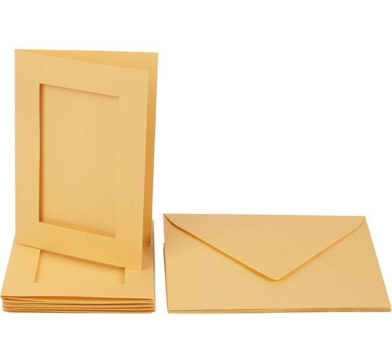 Passepartout cards "Rectangle", 10 pcs.