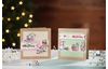 Double cards with envelopes "Kraft paper", 12.5 x 12.5 cm, 50 pieces