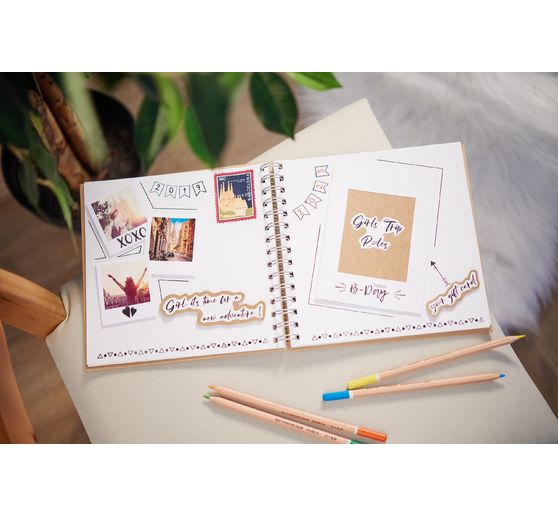 Passepartout cards "Rectangle", 10 pcs.