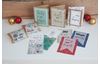 Double cards with envelopes "Kraft paper", 18 x 13 cm, 50 pieces