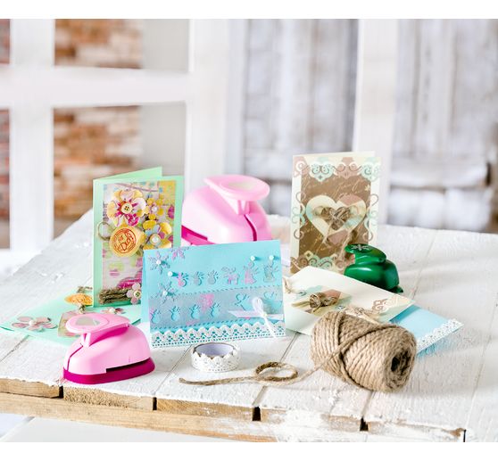 VBS Dubbele kaarten met enveloppen "Pastel", 50 stuks