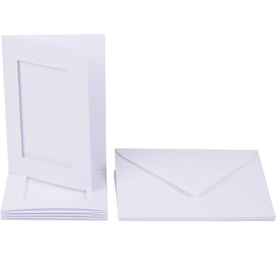 Passepartout cards "Rectangle", 10 pcs.