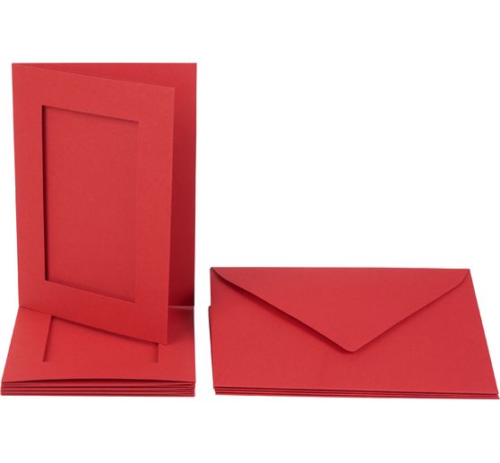 Passepartout cards "Rectangle", 10 pcs.