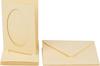 Passepartout cards "Oval", 10 pcs.