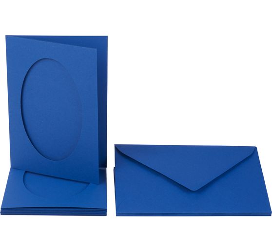Passepartout cards "Oval", 10 pcs.