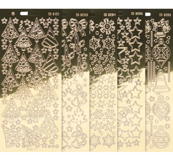VBS Relief sticker set "Xmas"