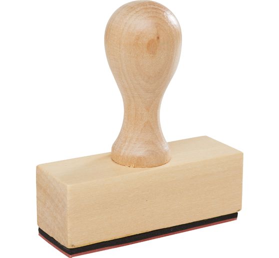Houten stempel "Einladung"