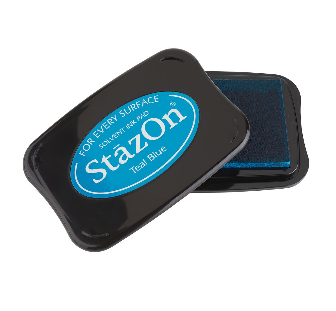 Stazon sneldrogend stempelkussen Teal Blue turquoise SZ-63