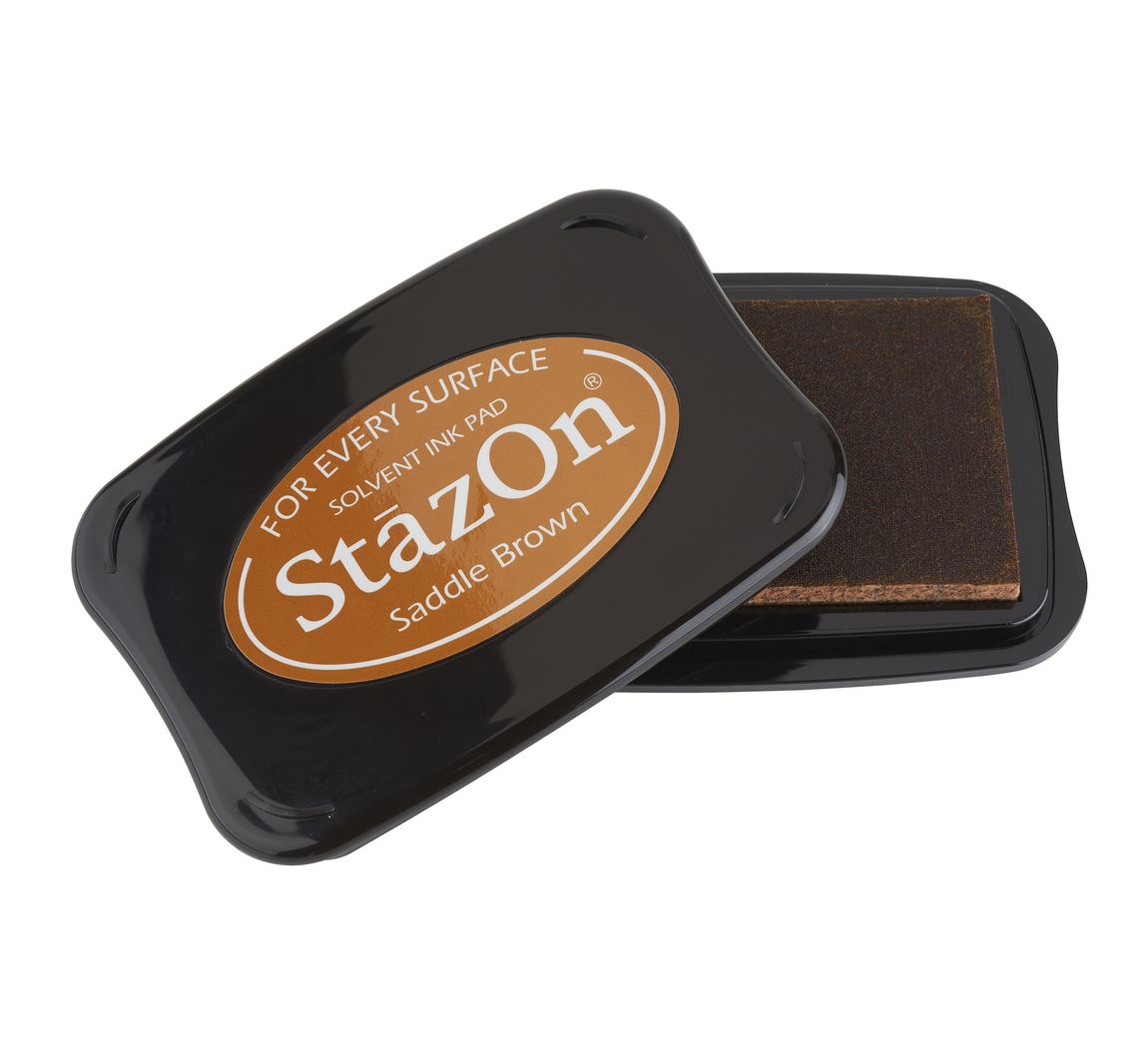SZ-43 - StaZon Ink Saddle Brown - sneldrogend inktkussen bruin