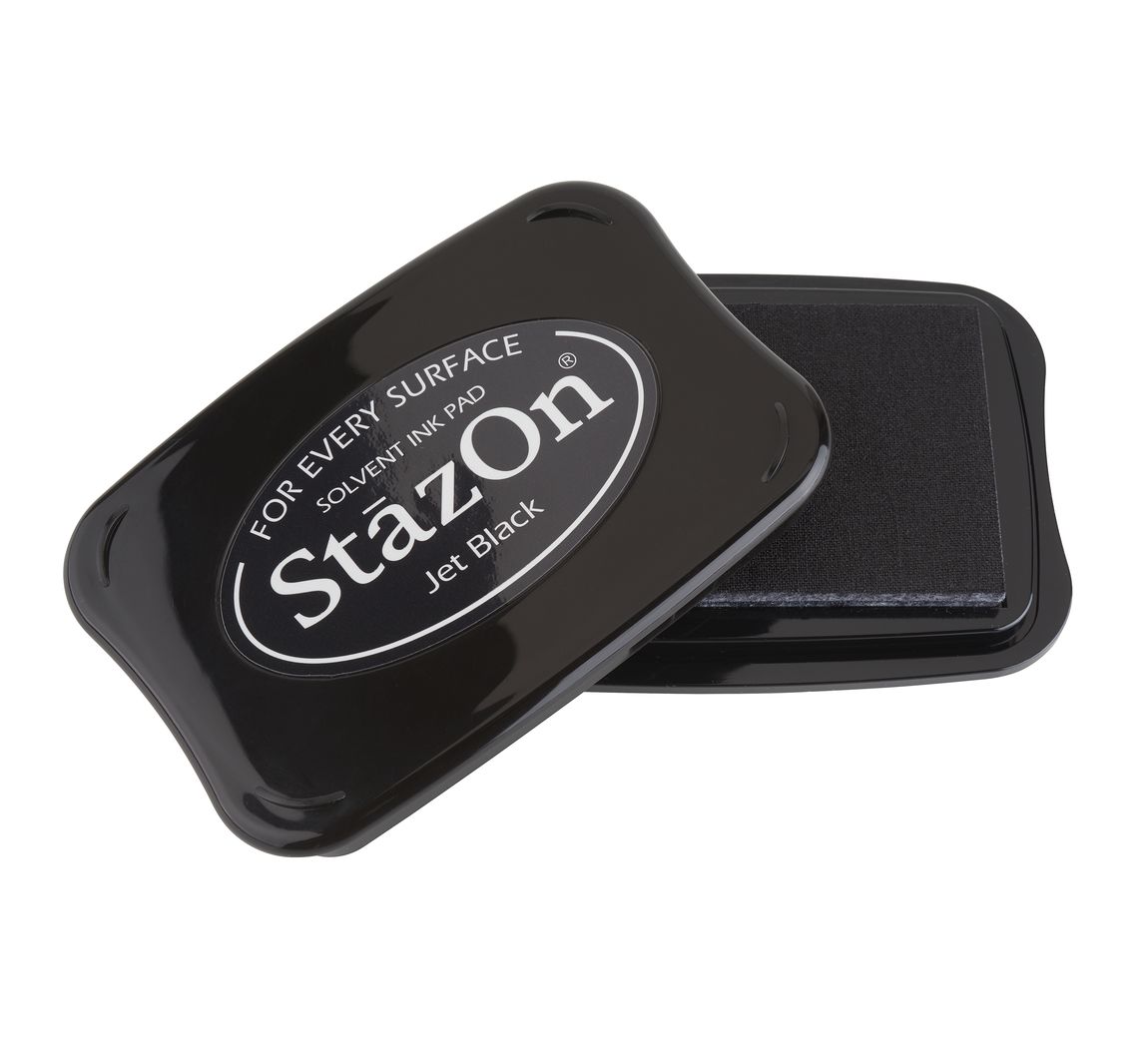 Stempelkussen jet black - Stazon Tsukineko