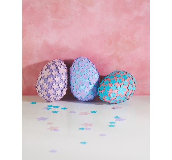 VBS Styrofoam egg, approx. 10 x 7,5 cm,10 pieces