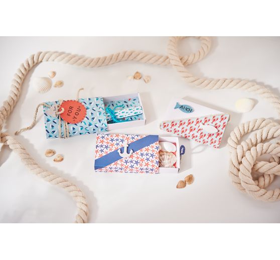 VBS Matchboxes "White", 11 cm