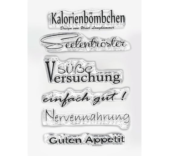 Clear Stamp Set "Guten Appetit"