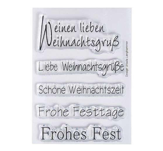 Clear stamp set "Weihnachtsgruß"