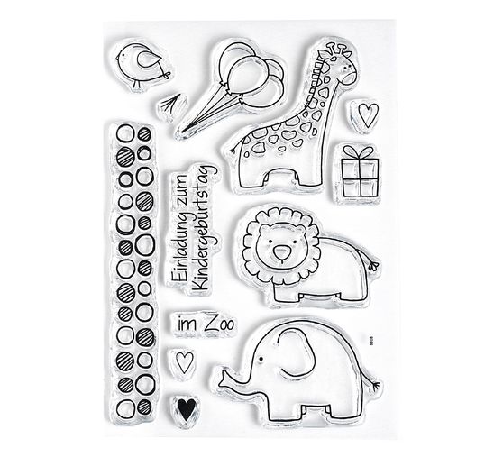 Clear Stamp Set "Zoo"