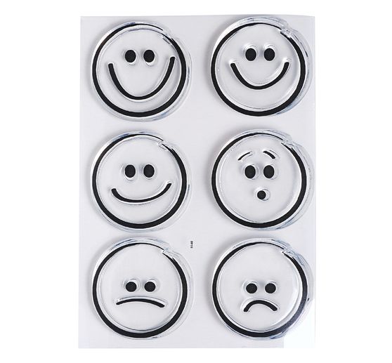 Duidelijke stempelset "Emoticons"