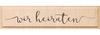 Wooden stamp "We are getting married"
