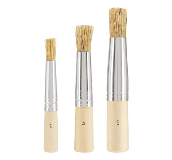 VBS Stencil brush, set of 3