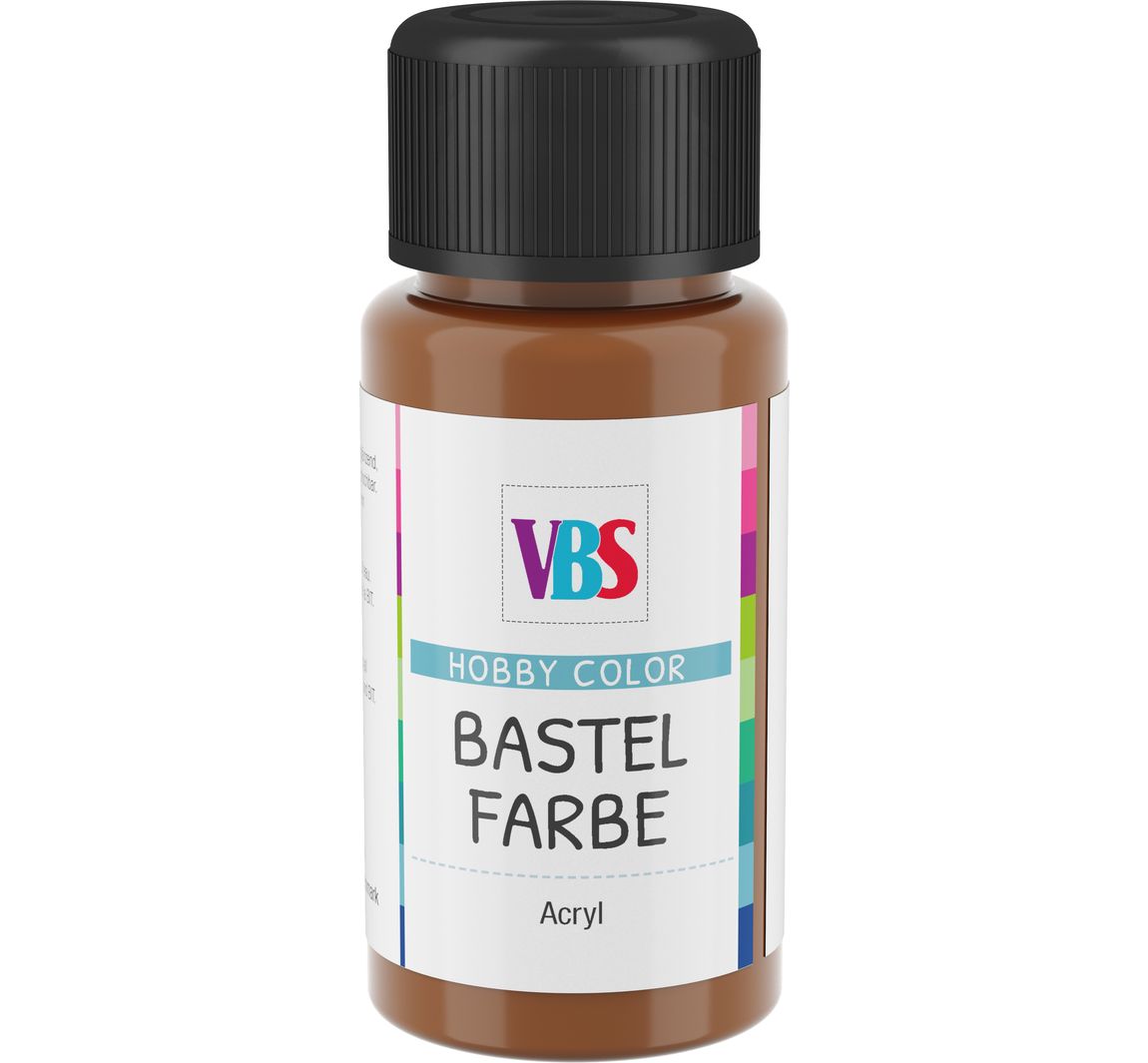 VBS Knutselverf, 50 ml - Roodbruin