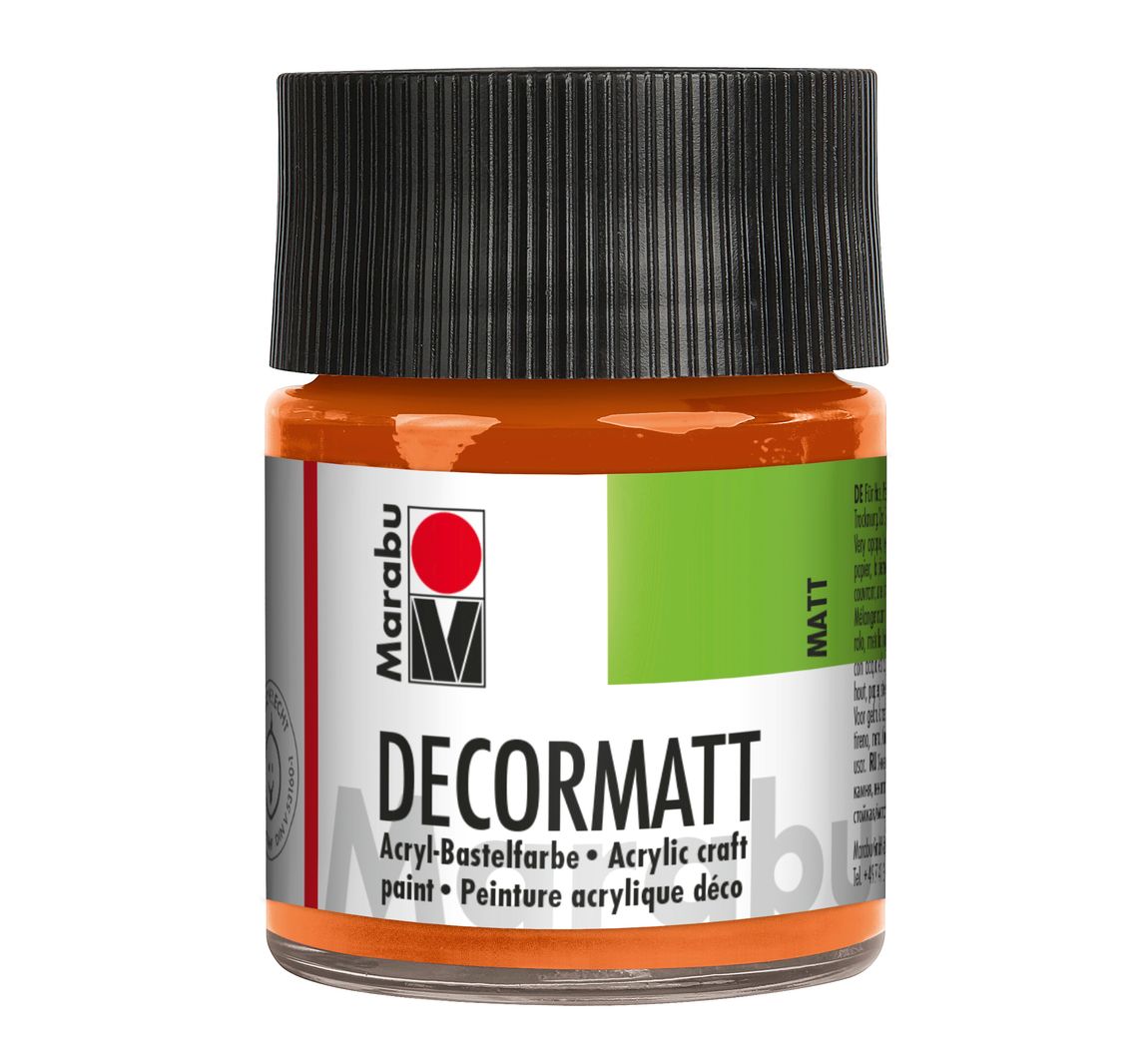 Marabou Decormatt, 50ml - Oranje
