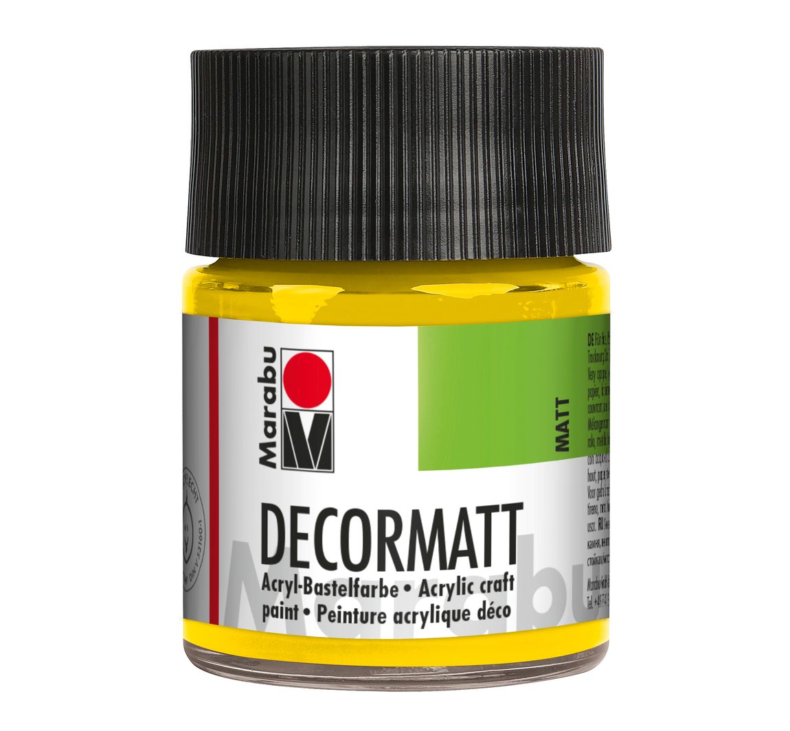 Marabou Decormatt, 50ml - Geel