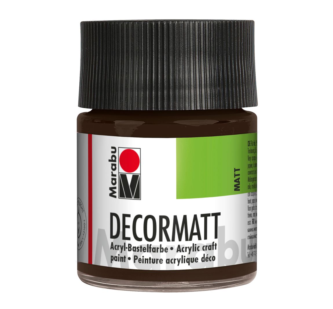 Marabou Decormatt, 50ml - Donkerbruin