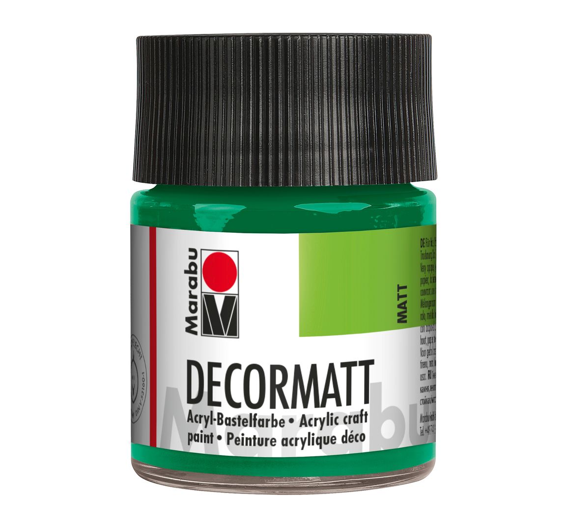 Marabou Decormatt, 50ml - Sap groen