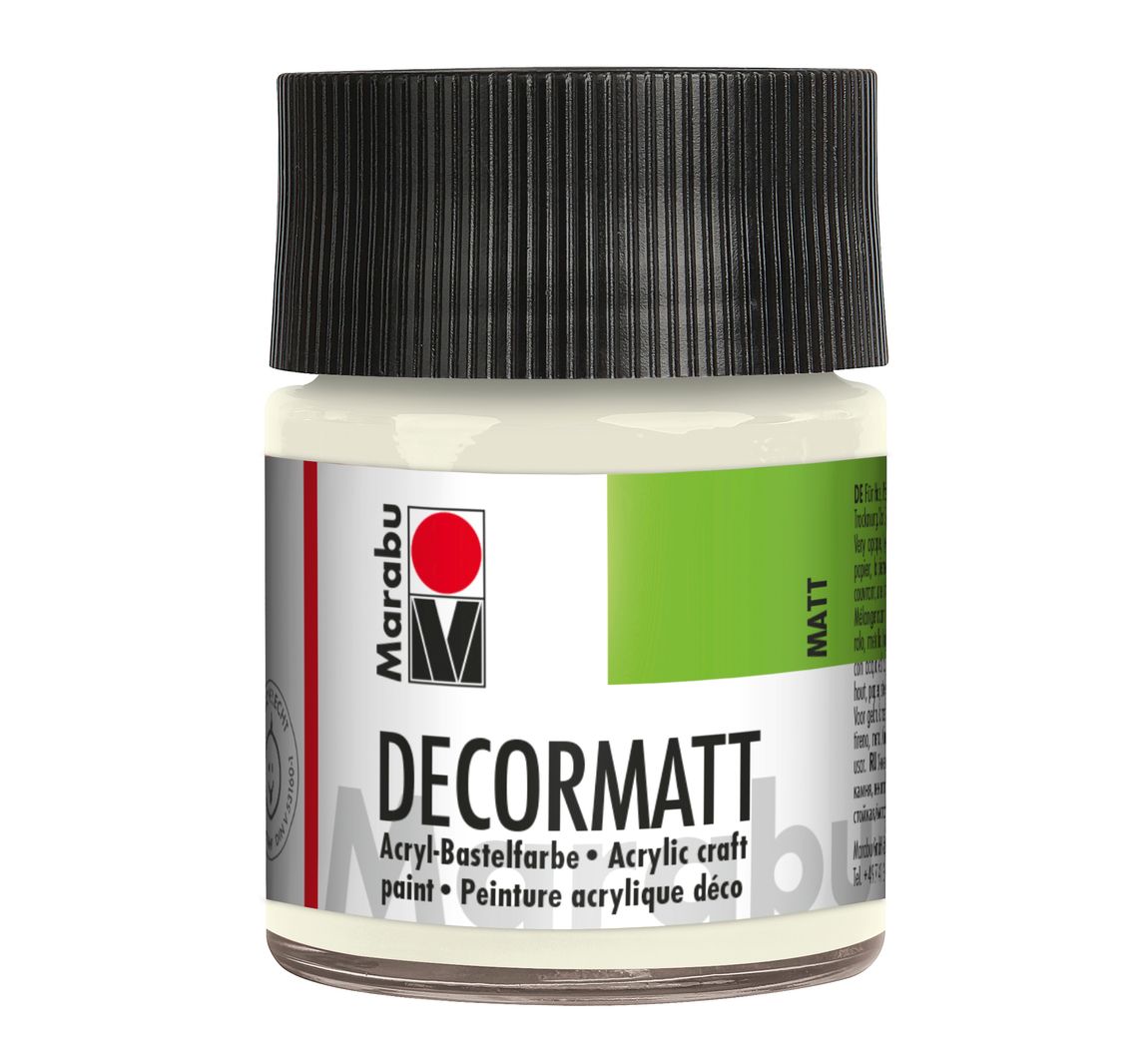 Marabou Decormatt, 50ml - Wit