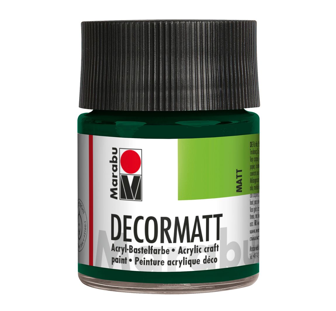Marabou Decormatt, 50ml - Dennengroen