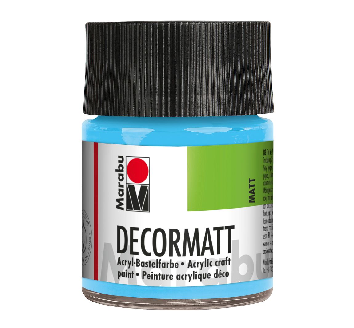 Marabou Decormatt, 50ml - Lichtblauw