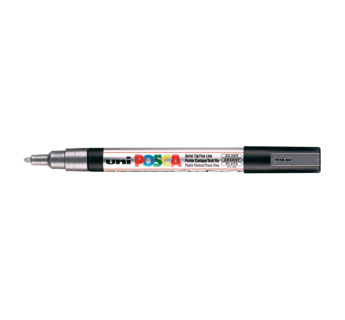 POSCA Marker PC-3M - Zilver