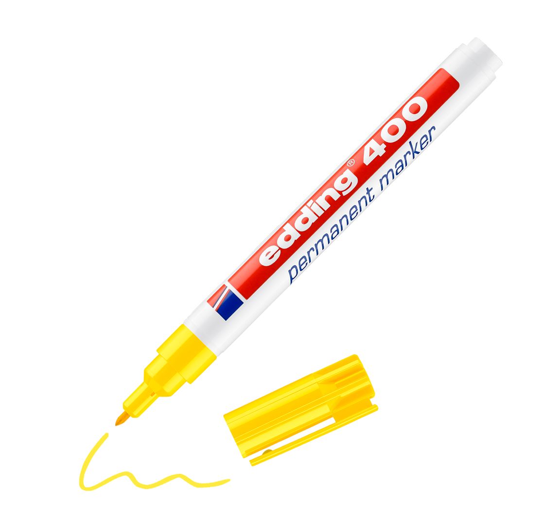 edding 400 "permanent marker" - Geel